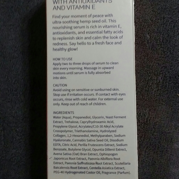 Spvlife hemp see oil serum nwt - Picture 2 of 2